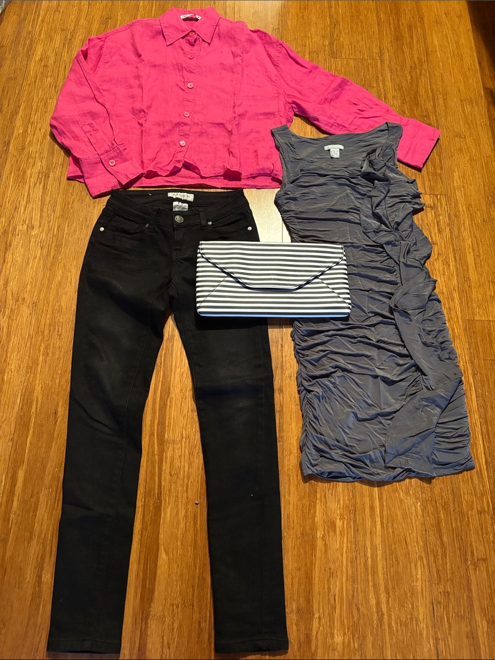 4pc XS Reseller Box Preppy Night Out Y2K Capsule Lot Zara H&M Free Culture Jeans